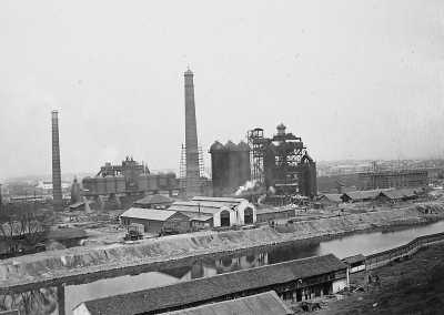 1909年美国人拍摄汉阳铁厂扩建旧照曝光(图)-中新网