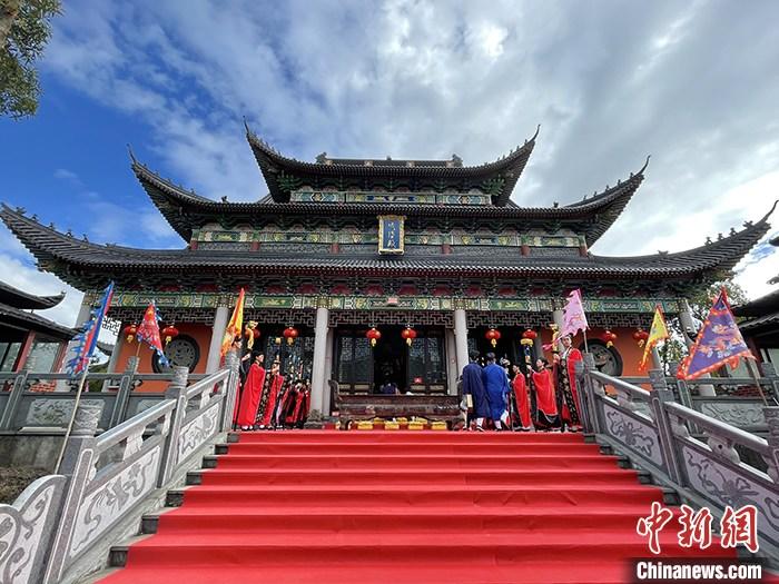 “2021中国—东南亚道教城隍文化系列活动”义乌开幕国内外同步举行祈福法会