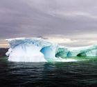 南极天然冰川雕塑 