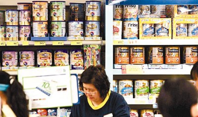 香港奶粉平均售价连续三年增加 涨幅逾10%(图