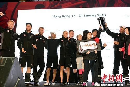 中国香港船队首夺沃尔沃环球帆船赛分站冠军创历史