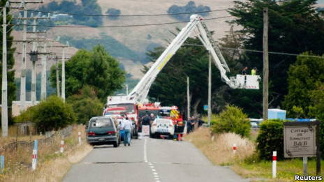 新西兰一个热气球坠毁 气球上11人全部遇难(图)