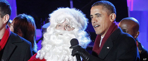 美民调称奥巴马是调皮小孩 圣诞节或收煤块