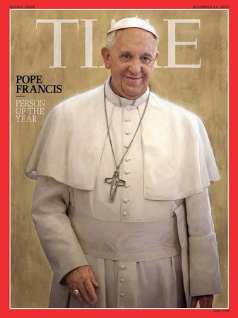 教皇弗朗西斯一世当选《时代》周刊年度人物