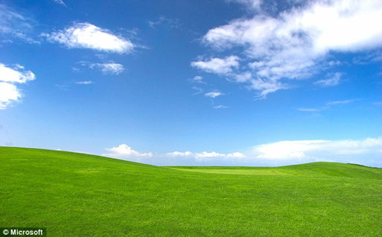 Windows XP系统壁纸天国拍摄地首次公开(图