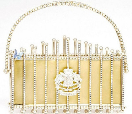 设计师打造豪华手包 黄金上嵌345颗钻石(图)