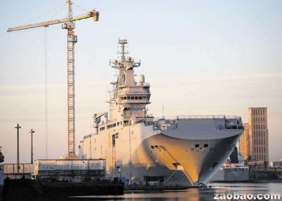 受乌危机影响法国暂停向俄交付军舰 俄深表不满 