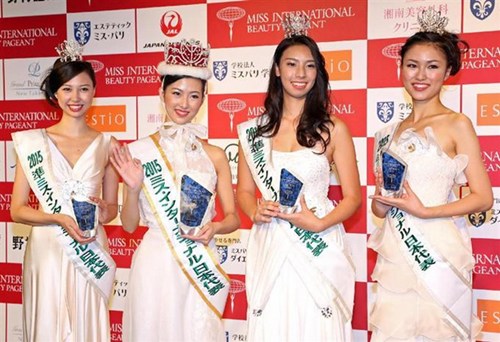 国际小姐日本赛区佳丽云集 美女大学生夺冠(图)