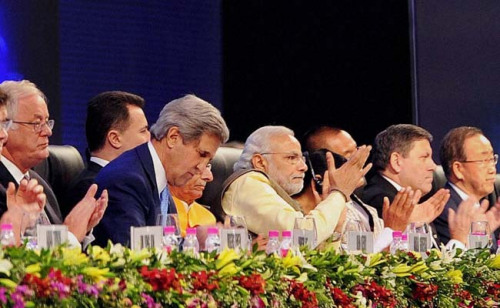 印度总理莫迪称印度经济将出现“大飞跃”(图)