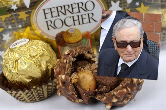 意大利首富、費列羅巧克力之父情人節當天逝世