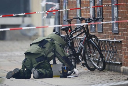 丹麦咖啡馆袭击案现场现可疑包裹未发现爆炸物