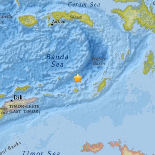 印度尼西亚海域发生5.0级地震震源深度125公里