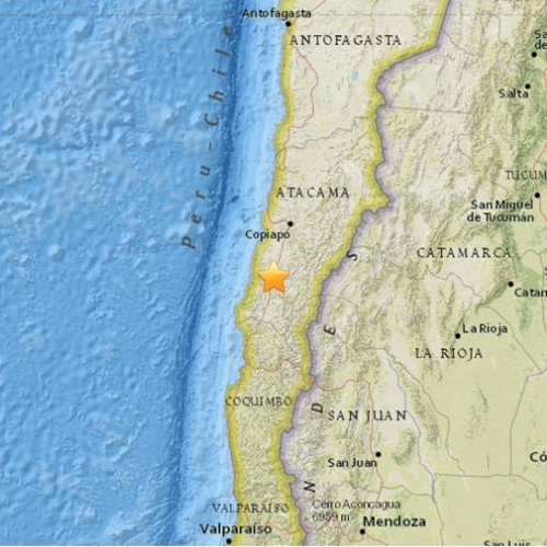 智利中部发生5.2级地震 震源深度52.2公里