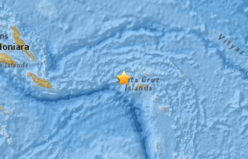 所罗门群岛附近海域发生7.5级地震 可能发生危险海啸