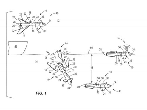 波音公司申请分体无人机专利可变身潜艇（图）