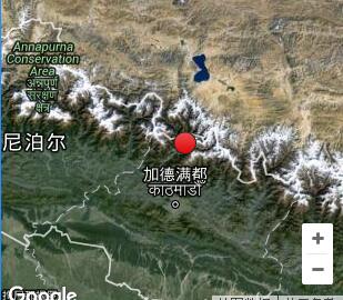 尼泊尔发生4.8级地震震源深度7公里