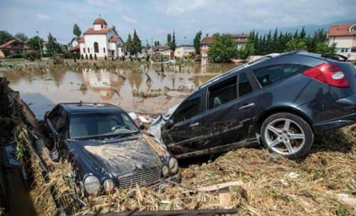 马其顿首都遭暴风雨袭击引发洪灾 至少21人死亡 