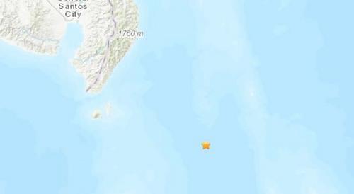 菲律宾南部附近海域发生5级地震震源深度75.3公里