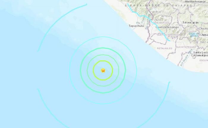 墨西哥南部附近海域发生6.3级地震震源深度11公里