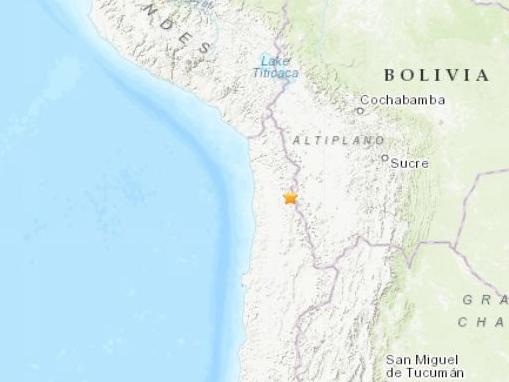智利伊基克发生5.2级地震震源深度109.1公里