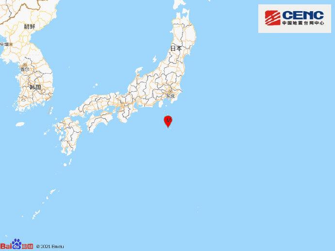 日本本州东南海域发生5.2级地震震源深度10千米