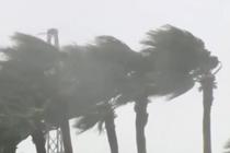台风“海神”掠过日本
