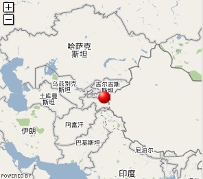 中国与吉尔吉斯斯坦交界发生4.8级地震