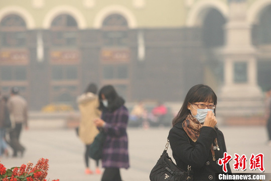 东北遭遇大雾天气图片