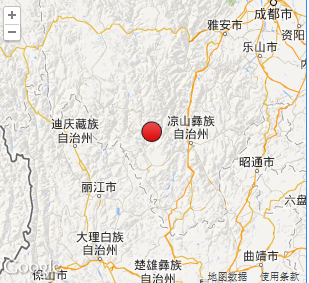 四川凉山彝族自治州两县交界发生4.1级地震图片
