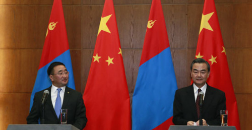 外交部部长王毅：扎实推进中蒙俄经济走廊建设