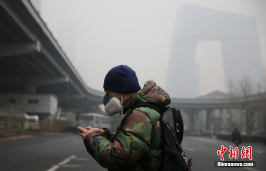 官方详解去年北京PM2.5污染情况：呈南高北低分布
