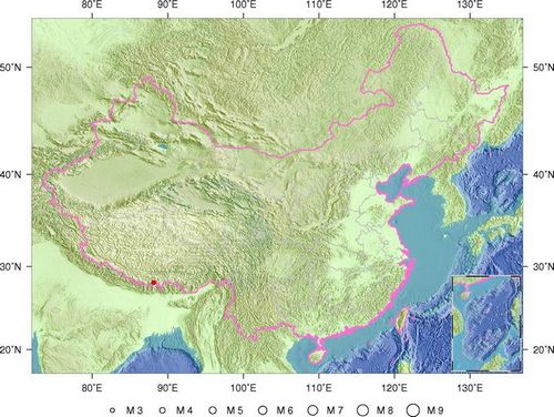 西藏日喀则市定结县发生3.3级地震震源深度7千米