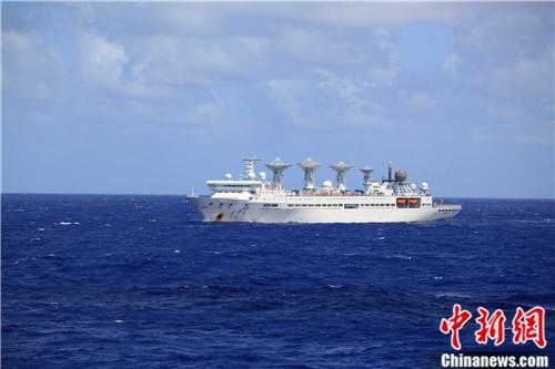 國際航海日：兩艘遠望號船太平洋美麗“邂逅”