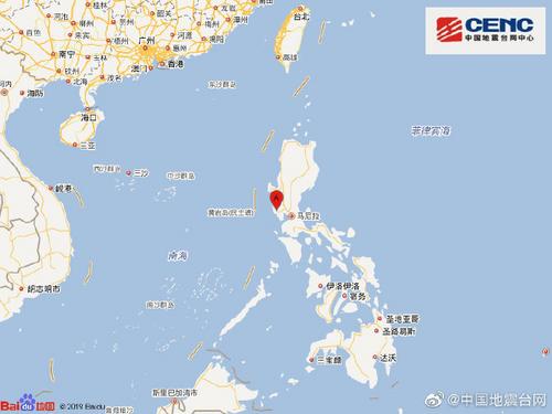 南海海域附近发生5.9级左右地震