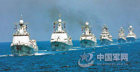中国海军阅兵舰艇编队装备亮点:国产化 新一代