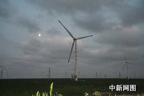 图文:江苏盐城拟建中国最大海上风电场