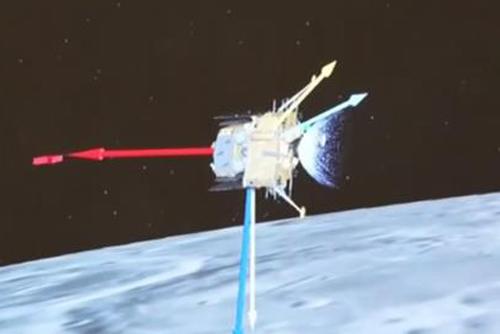 嫦娥五号探测器成功着陆月面