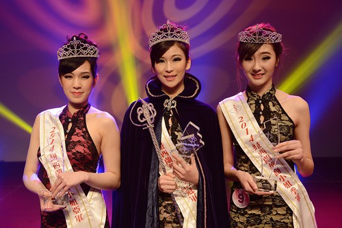 中国侨网2014新西兰华裔小姐竞选总决赛于9月6日晚圆满落下帷幕，7号佳丽金诗迪夺冠。（新西兰天维网）