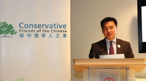 中国侨网英国上议院的华裔议员韦鸣恩男爵来自保守党。（BBC英伦网）