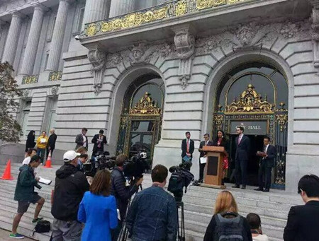 旧金山通过华埠建慰安妇纪念碑决议。（美国中文网资料图）