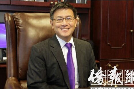 美加州华裔财长江俊辉正式宣布参选州长（图）