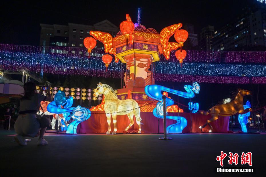 香港維多利亞公園舉行中秋彩燈展