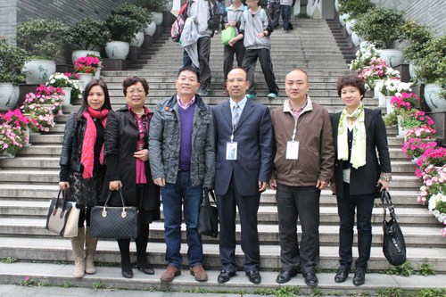 意大利中文学校校长访问温州市华文教育基地