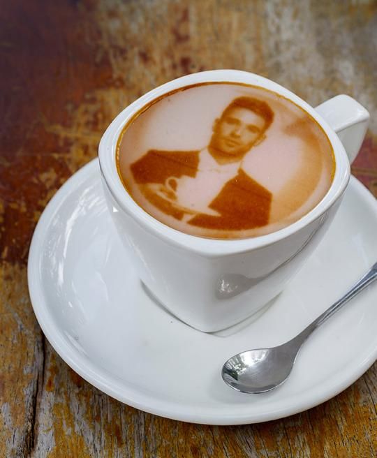 3D打印咖啡拉花只需10秒 帅哥美女图案随便选