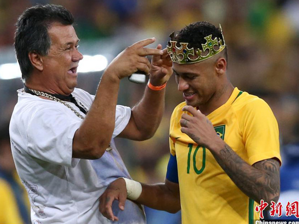 巴西获首个奥运男足冠军 内马尔一战正名