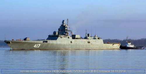 俄“神盾”护卫舰交付因武器测试而再度推迟