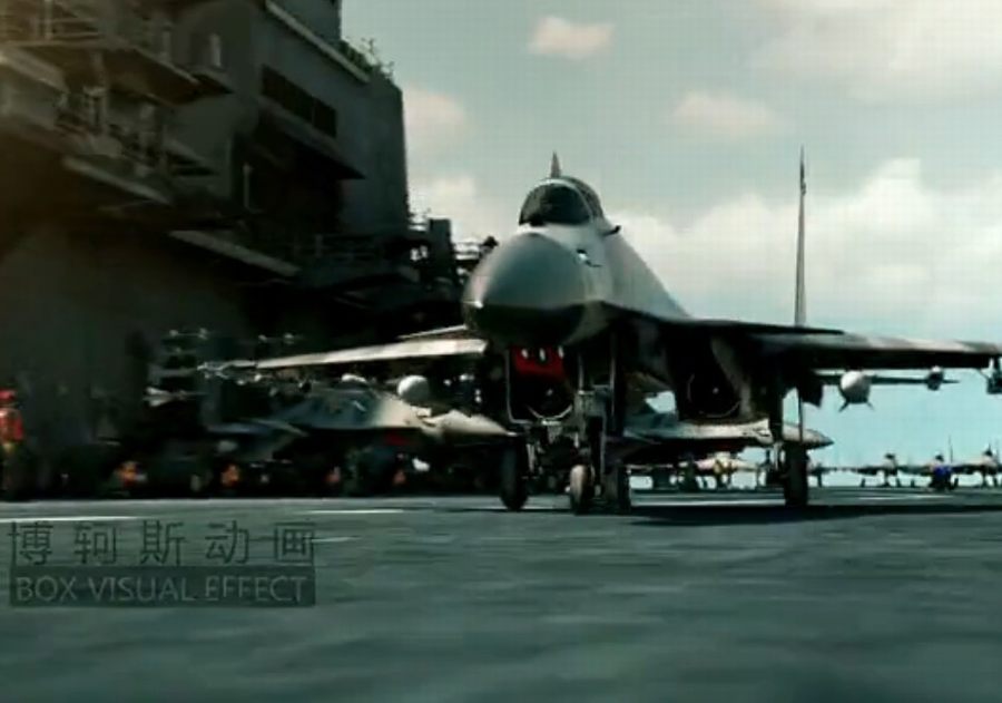 强!中国航母战斗群CG动画