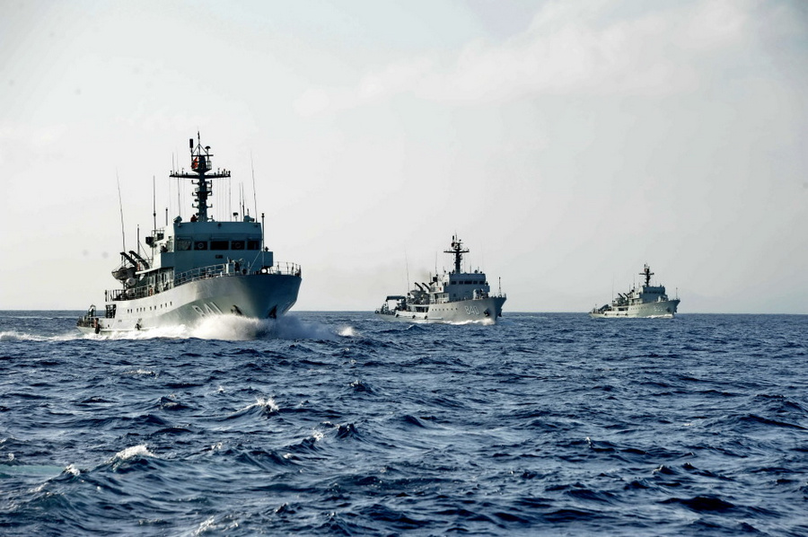 中国海军新型扫雷舰部队曝光