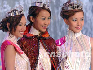2003年香港小姐选美落幕 旧金山靓女夺冠(图)