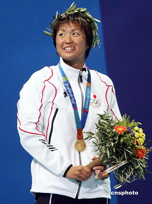 本泳将柴田亚衣爆冷夺得女子八百米自由泳金牌